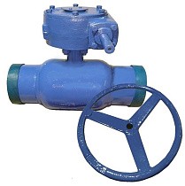 Краны стальные шаровые цельносварные КШ.Ц.П.Р DN 125 PN 25 приварные с редуктором Seagull купить в Нижнем Новгороде | "Проконсим"