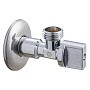 Краны латунные шаровые угловые MVI BV.464 DN 15-20 PN 10 штуцер бабочка купить в Нижнем Новгороде | "Проконсим"