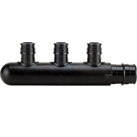 Коллектор PPSU для PEX труб 25х16х25 PN 10 OP под надвижную гильзу 3 выхода ONE PLUS купить в Нижнем Новгороде | "Проконсим"