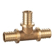  Тройники переходные латунные для PEX-PEX труб DN 16-32 PN 16 под надвижную гильзу PLP (250702001) со склада Проконсим в Нижнем Новгороде