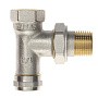 Клапан радиаторный настроечный DN 15-20 PN 10 угловой никелированный под шестигранник РИДАН купить в Нижнем Новгороде | "Проконсим"