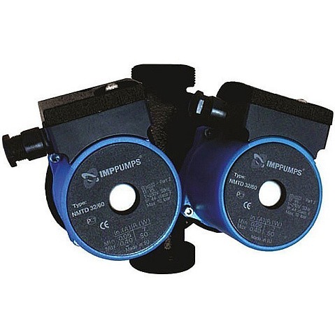Насос циркуляционный с мокрым ротором NMTD PLUS 32/60-180 36Вт 1х220В сдвоенный с электронным упр. резьбовой PN10 110C IMP PUMPS купить в Нижнем Новгороде | "Проконсим"