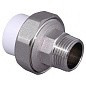 Муфта комбинированная ПП 20-3/4'' PN 25 разъёмная с наружной резьбой белая VALFEX  купить в Нижнем Новгороде | "Проконсим"