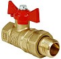 Краны латунные шаровые 11Б27фт1М DN 15-32 PN 40 бабочка-американка Valfex.230 Standart ГОСТ Р 59553 купить в Нижнем Новгороде | "Проконсим"