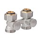 Узел нижнего подключения MVI TR.410.0505 DN 20 PN 10 прямой двухтрубный вентильного типа 20-3/4'' под евроконус, муфта купить в Нижнем Новгороде | "Проконсим"