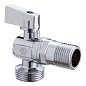 Кран латунный шаровой угловой MVI BV.463 DN 15-20 PN 10 штуцер бабочка купить в Нижнем Новгороде | "Проконсим"