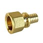 Муфта латунная для PEX труб 20-3/4'' PN 16 S-2,8мм переходная под надвижную гильзу Valfex VF.402.AF купить в Нижнем Новгороде | "Проконсим"