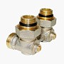 Узел нижнего подключения Vekotrim DN 15 PN 10 угловой двухтрубный 15-3/4'' с ниппелем, штуцер купить в Нижнем Новгороде | "Проконсим"