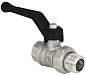 Кран латунный шаровой 11Б27фт1М DN 25 PN 40 никелированный рычаг-американка Valfex.223 DeltaPro купить в Нижнем Новгороде | "Проконсим"