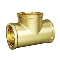 Тройники латунные DN 20-25 PN 40 муфта-муфта-муфта переходные LD Pride купить в Нижнем Новгороде | "Проконсим"