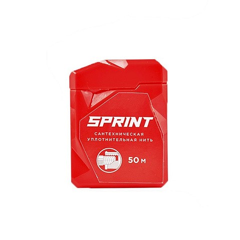сантехническая нить для герметизации резьбы Sprint 50м в многоразовом боксе блистер купить в Нижнем Новгороде | "Проконсим"