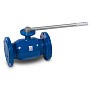 Кран стальной шаровой цельносварной TEMPER КШ.Ц.Ф.П-П, DN 100 PN 16, 350мм, полнопроходной, фланцевый с ручкой