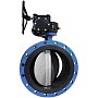 Затвор дисковый поворотный DN 600 PN 10(16) фланцевый с диском из чугуна уплотнение-EPDM редуктор СибЗТА