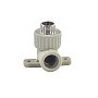 Угольник для смесителя НР VALFEX 25 PN 25 G-1/2'' НР серый