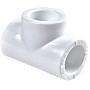 Тройник ПП 40 PN 25 белый РВК