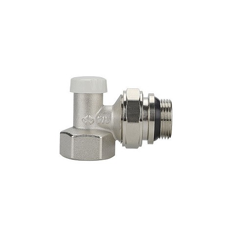 Клапан радиаторный VARMEGA VM10213 DN20 PN10 угловой настроечный G-3/4'' с уплотнением муфта-штуцер купить в Нижнем Новгороде | "Проконсим"