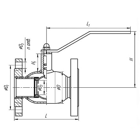 Краны стальные шаровые DN 50-100 PN 16-40 фланцевые под задвижку рычаг Temper купить в Нижнем Новгороде | "Проконсим" Краны стальные шаровые DN 50-100 PN 16-40 фланцевые под задвижку рычаг Temper купить в Нижнем Новгороде | "Проконсим"