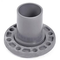  Патрубки НПВХ гладкие SDR26 DN 90-315 PN 10 с металлическим фланецем Хемкор со склада Проконсим в Нижнем Новгороде