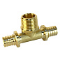 Тройник латунный для PEX труб 20-1/2''-20 PN 16 S-2,8мм под надвижную гильзу Valfex VF.433.AF купить в Нижнем Новгороде | "Проконсим"