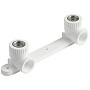 Угольник установочный двойной ПП 20-1/2'' PN 25 с внутренней резьбой белый VALFEX  купить в Нижнем Новгороде | "Проконсим"