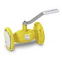 Кран стальной шаровый Temper DN 20, PN 40, 150мм, газовый, полнопроходной, фланцевый