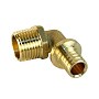 Угольник латунный для PEX труб 16-1/2'' PN 16 S-2,2мм под надвижную гильзу Valfex VF.453.AF купить в Нижнем Новгороде | "Проконсим"
