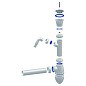 Сифон для умывальника Unicorn А310V, 40х40 прямой отвод, 1 1/2'' х40 чаша из нержавеющей стали с отводом для стиральной машины купить в Нижнем Новгороде | "Проконсим"