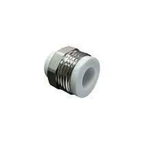  Штуцеры ПП DN 20-32 PN 25 с наружной резьбой белые Valfex  (930024474) со склада Проконсим в Нижнем Новгороде