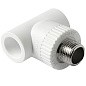 Тройник комбинированный ПП 25-1/2'' PN 25 с наружной резьбой белый Pro Aqua PA25012P купить в Нижнем Новгороде | "Проконсим"
