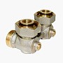 Узел нижнего подключения Vekotrim DN 15 PN 10 угловой двухтрубный 20-3/4'' под евроконус, муфта купить в Нижнем Новгороде | "Проконсим"