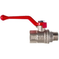  Латунный шаровой кран Ду25 Ру40 Valfex VF.215.NR1.100.DP 11Б27фт1М ВР-НР, проход , рычаг. (111201035) со склада Проконсим в Нижнем Новгороде