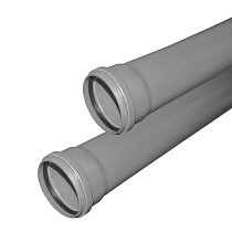  Трубы полипропиленовые DN 50-110 для внутренней канализации серые VALFEX Optima  исп. облегченное. (924020032) со склада Проконсим в Нижнем Новгороде