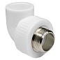 Угольник комбинированный ПП 40-1 1/4" PN 25 под ключ с наружной резьбой белый РТП купить в Нижнем Новгороде | "Проконсим"