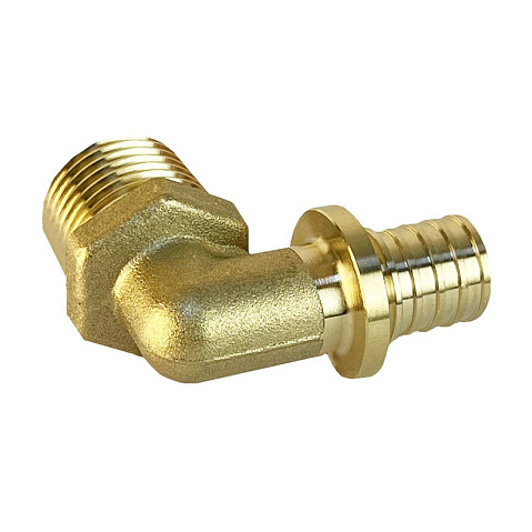 Угольник латунный для PEX труб 16-1/2'' PN 16 S-2,2мм под надвижную гильзу Valfex VF.453.AF купить в Нижнем Новгороде | "Проконсим"