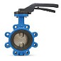 Затвор дисковый поворотный DN 150 PN 16 межфланцевый с резьбовыми проушинами диском из чугуна уплотнение-NBR ручной FAF 3651150 купить в Нижнем Новгороде | "Проконсим"