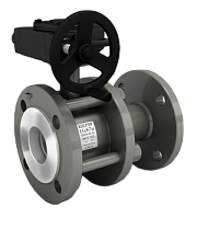 Краны стальные шаровые разборные 11с67п DN 50-150 PN 16 полнопроходные фланцевые под задвижку с редуктором LD купить в Нижнем Новгороде | "Проконсим"