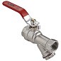 Кран латунный шаровой MVI BV.631 DN 20 PN 25 с фильтром никелированный полнопроходной муфта-муфта рычаг купить в Нижнем Новгороде | "Проконсим"