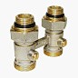 Узел нижнего подключения Vekotrim DN 15 PN 10 прямой двухтрубный 15-3/4'' с ниппелем, штуцер купить в Нижнем Новгороде | "Проконсим"
