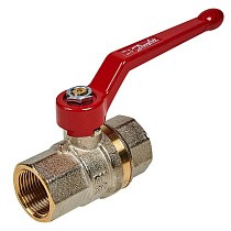 Акция! Латунный шаровой кран Ду Ру Danfoss  11Б27п , проход , рычаг. (910000228) со склада Проконсим в Нижнем Новгороде