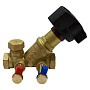 Клапан балансировочный STAD.BY-1-25, DN 25 PN 16 наклонный, латунный Kv 8,40 м3/ч с измерительными ниппелями, дренажный купить в Нижнем Новгороде | "Проконсим"