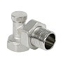 Клапан для радиаторов VALFEX VF.019.N.04, PN-10, угловой, настроечный G-1/2" ВР-НР