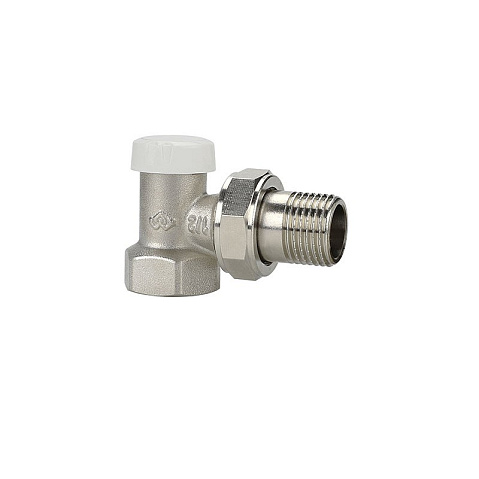 Клапан радиаторный VARMEGA VM10201 DN15 PN10 угловой настроечный G-1/2'' муфта-штуцер купить в Нижнем Новгороде | "Проконсим"