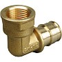 Угольник латунный для PEX труб 16-1/2'' PN 10 OP под надвижную гильзу с внутренней резьбой ONE PLUS купить в Нижнем Новгороде | "Проконсим"
