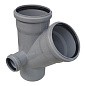 Крестовина ПП для канализации косая 45гр. DN 110-110-50 с уплотнительным кольцом РТП купить в Нижнем Новгороде | "Проконсим"