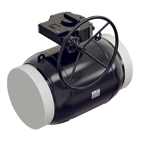 Краны стальные шаровые цельносварные DN 300-500 PN25 приварные ISO с редуктором ALSO купить в Нижнем Новгороде | "Проконсим"