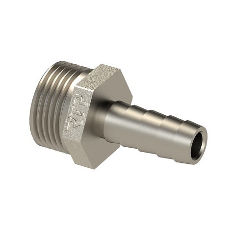 Штуцер никелированный DN 20 PN 40 НР3/4'' с ершом под шланг d20мм прямой купить в Нижнем Новгороде | «Проконсим»
