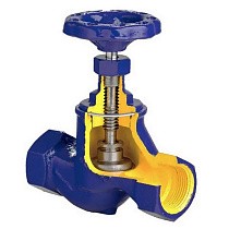 Клапаны запорные DN 10-50 PN 16 чугунные муфтовые Zetkama zGLO.201A купить в Нижнем Новгороде | "Проконсим"