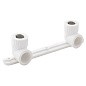 Угольник установочный двойной ПП 20-1/2'' PN 25 с внутренней резьбой белый РТП 10701 купить в Нижнем Новгороде | "Проконсим"