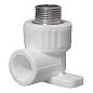 Угольник установочный ПП 20-1/2'' PN 25 с наружной резьбой белый VALFEX  купить в Нижнем Новгороде | "Проконсим"