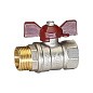 Кран латунный шаровой Temper 88.В-Н.12.Б DN 15 PN 40 бабочка муфта-штуцер купить в Нижнем Новгороде | "Проконсим"